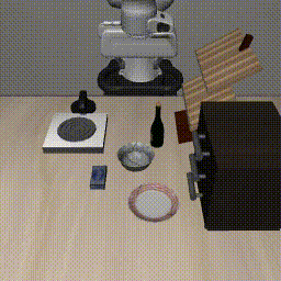 The same instruction from scene state 1